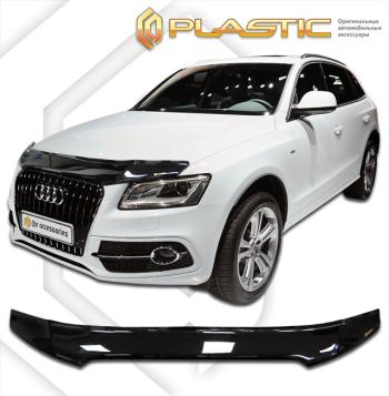 2 199 р. Дефлектор капотаClassic черныйAudiQ5 2012–2016  2010010111304  с доставкой в г. Керчь. Увеличить фотографию 1
