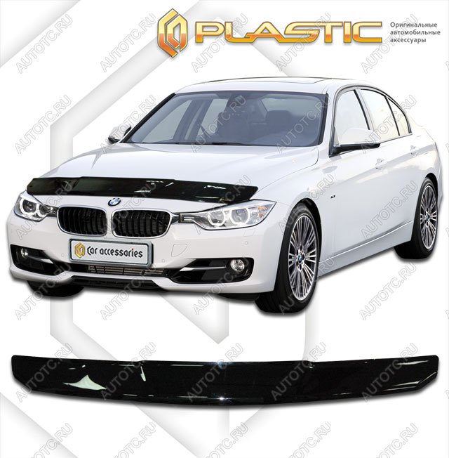 2 099 р. Дефлектор капотаClassic черныйBMW3 Series 2011 - 2018F30  2010010110376  с доставкой в г. Керчь
