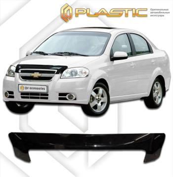 1 959 р. Дефлектор капотаClassic черныйChevroletAveo седан2006-2011  2010010101466  с доставкой в г. Керчь. Увеличить фотографию 1