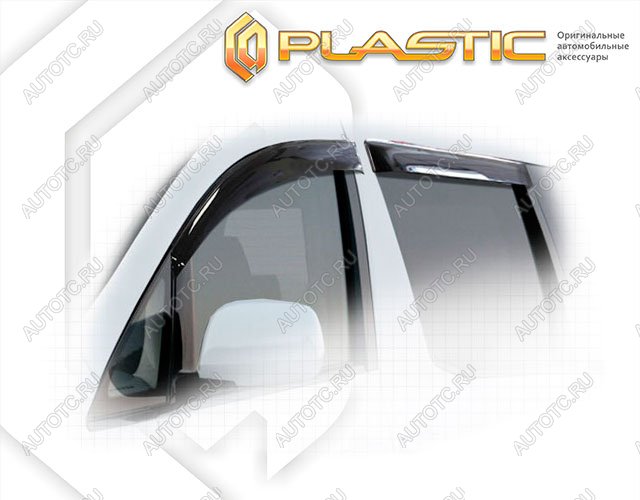 2 299 р. Ветровики дверейClassic полупрозрачныйToyotaAlphard 2003–2008Chrome molding=120,  2010030303000  с доставкой в г. Керчь