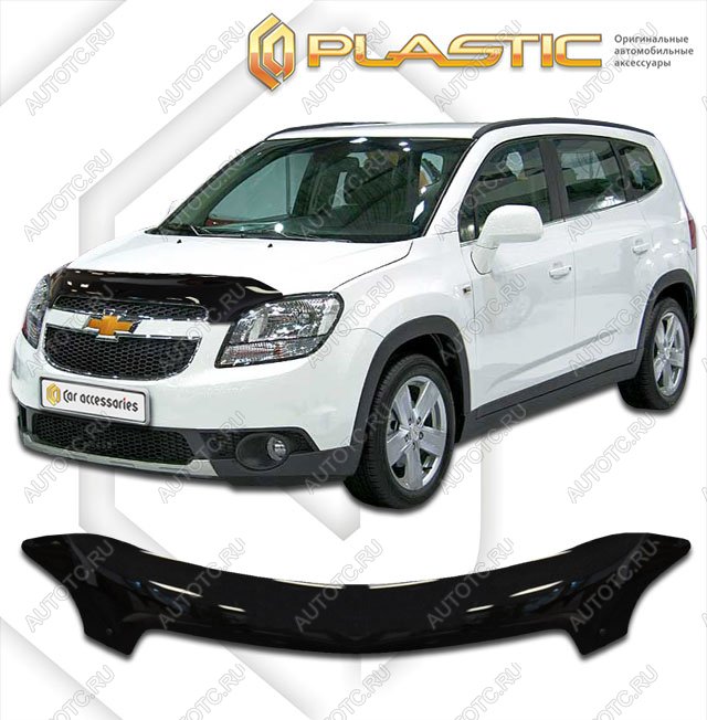 2 299 р. Дефлектор капотаClassic черныйChevroletOrlando 2011–н.в.  2010010106355  с доставкой в г. Керчь