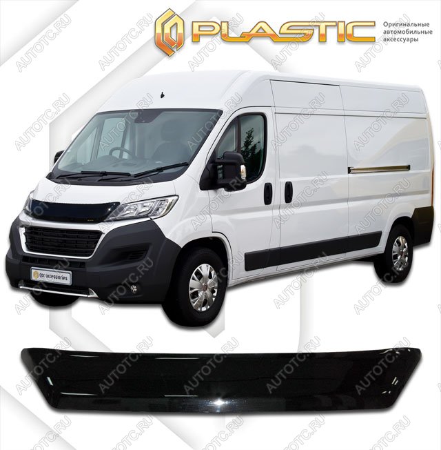 1 999 р. Дефлектор капотаClassic черныйFiatDucato 2014–н.в.  2010010110406  с доставкой в г. Керчь