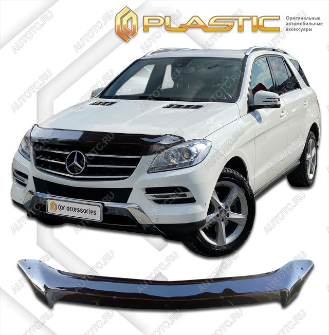 2 199 р. Дефлектор капотаClassic черныйMercedes-BenzML 2012-2015W166  2010010107130  с доставкой в г. Керчь
