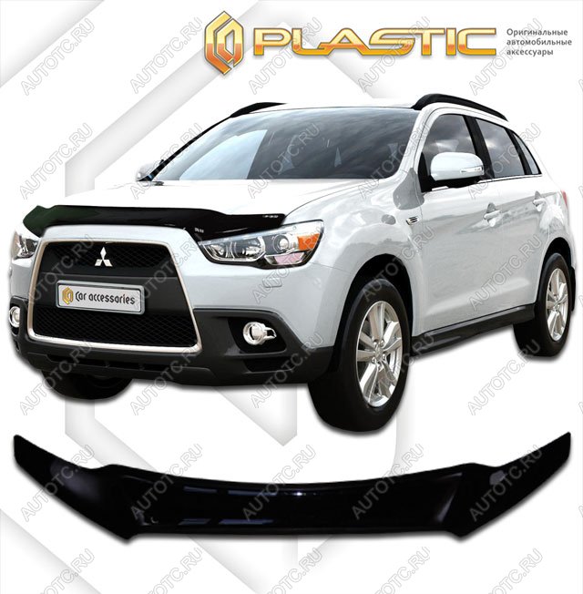 1 999 р. Дефлектор капотаClassic черныйMitsubishiASX 2010–н.в.  2010010105204  с доставкой в г. Керчь