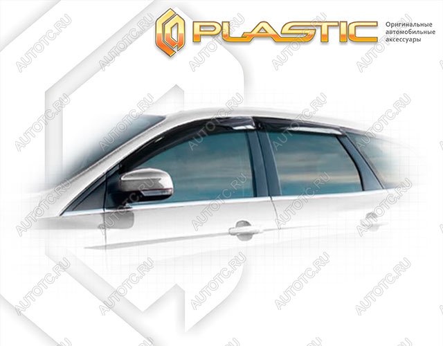 1 999 р. Ветровики дверейClassic полупрозрачныйFordFocus 3 универсал2015–н.в.Chrome molding=120,  2010030311678  с доставкой в г. Керчь