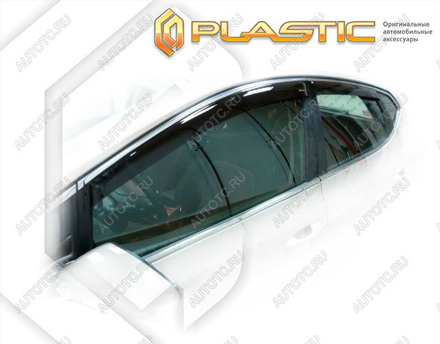 1 999 р. Ветровики дверейClassic полупрозрачныйKiaCeed 2015 - 2018Chrome molding=120,  2010030311319  с доставкой в г. Керчь
