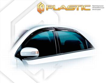 2 099 р. Ветровики дверейClassic полупрозрачныйKiaCerato 2008-2013Chrome molding=120,  2010030306001  с доставкой в г. Керчь. Увеличить фотографию 1