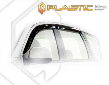 2 099 р. Ветровики дверейClassic полупрозрачныйMitsubishiOutlander XL2009–2012Chrome molding=120,  2010030305004  с доставкой в г. Керчь. Увеличить фотографию 1