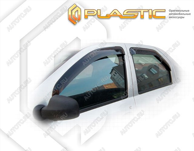 2 099 р. Ветровики дверейClassic полупрозрачныйRenaultLogan 2006-2009LS0GLS12Chrome molding=120,  2010030301020  с доставкой в г. Керчь