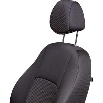 5 399 р. Комплект чехлов для сидений (РЗС 60/40 3Г Жаккард) ДУБЛИН Lord Autofashion Nissan Juke 1 YF15 дорестайлинг (2010-2014) (серый, вставка Стежок серый)  с доставкой в г. Керчь. Увеличить фотографию 7