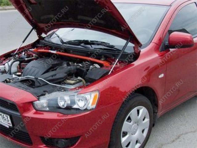 3 799 р. Растяжка передних стоек Mitsubishi Lancer X (2007-н.в.) ТехноМастер ТехноМастер 688245154  с доставкой в г. Керчь