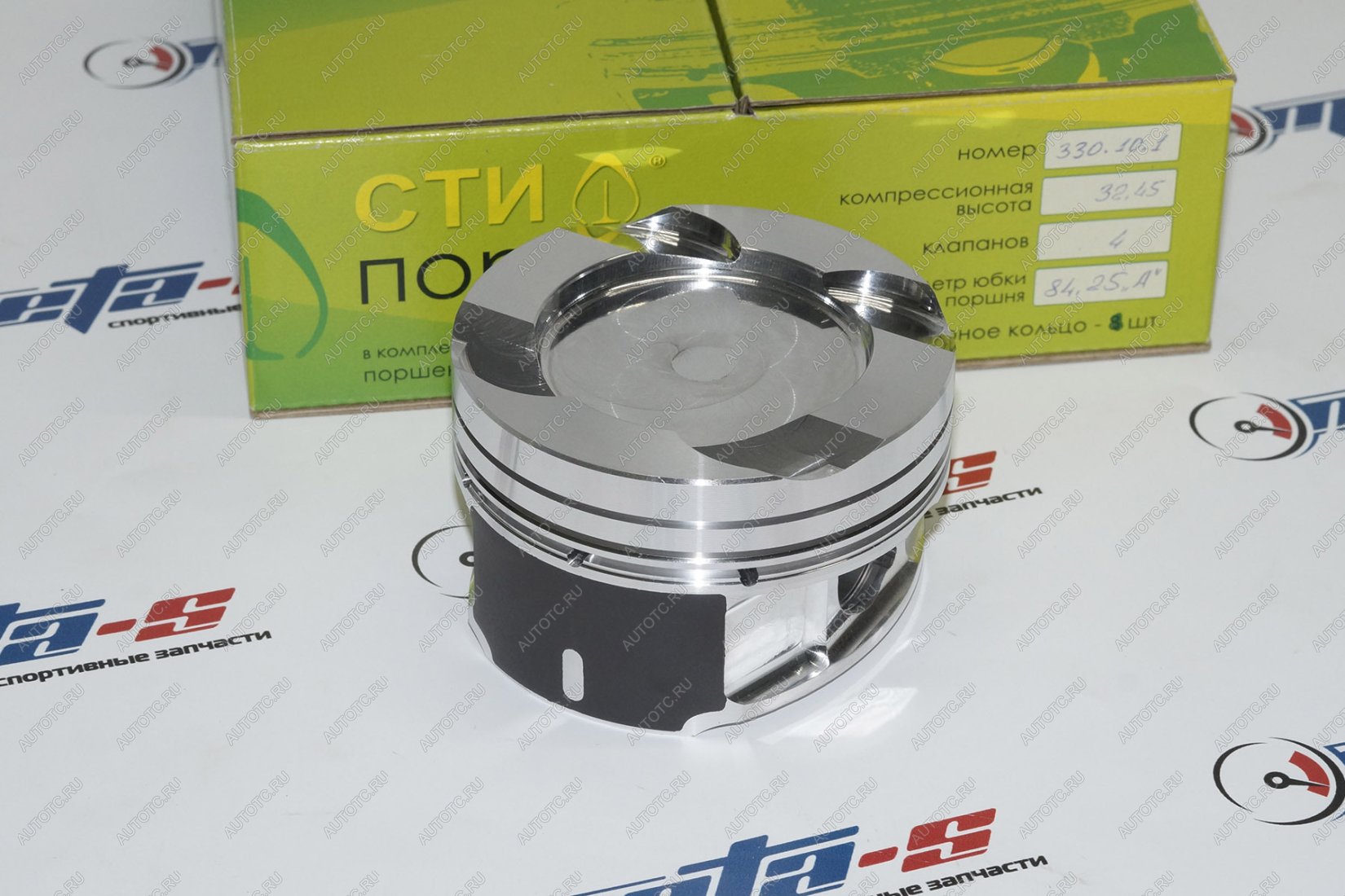 33 999 р. Поршни СТИ 330.10 (BMW, N55B30, 84.0, палец 22 мм, кольца 1,51,52,0, Е=9.5) СТИ 688248786  с доставкой в г. Керчь