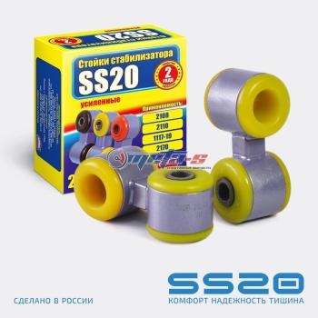 1 799 р. Стойки стабилизатора в сборе 1118 Калина, 2170 Приора SS20 (ПУ) SS20 688248040  с доставкой в г. Керчь. Увеличить фотографию 1