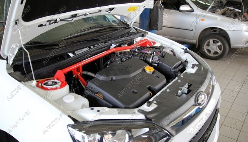 3 699 р. Растяжка передних стоек 1118-2190 Гранта, Калина2, Datsun (16кл. с опорой 300-й) Автопродукт Autoproduct 688247301  с доставкой в г. Керчь