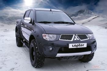 19 649 р. Расширители арок Mitsubishi L200 LAPTER (материал LLPDE, эластон) LAPTER 688249160  с доставкой в г. Керчь. Увеличить фотографию 1