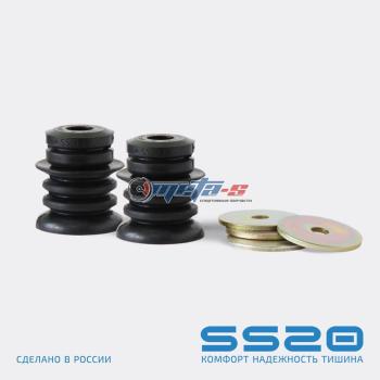599 р. Подушка заднего амортизатора Chevrolet Lanos SS20 (бублики резина) SS20 688248424  с доставкой в г. Керчь. Увеличить фотографию 1