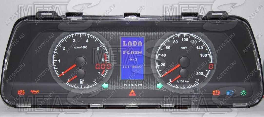 15 399 р. Электронная комбинация приборов FLASH-X3 2110-2114 Элекомм 688246952  с доставкой в г. Керчь