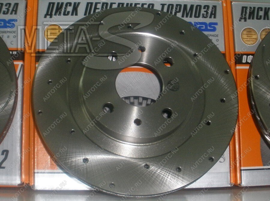 4 499 р. Диски тормозные Alnas 2112-03 с перфорацией Alnas 688247054  с доставкой в г. Керчь