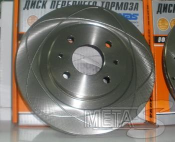 4 499 р. Диски тормозные Alnas 2112-04 с насечками Alnas 688247055  с доставкой в г. Керчь. Увеличить фотографию 1