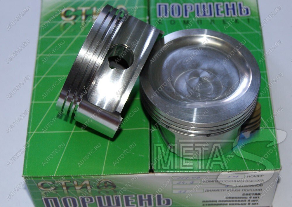 14 699 р. Поршни СТИ 117.08 (82,5, h=24,8 Гранта в блок 197,1 под коленвал 78 мм) СТИ 688245832  с доставкой в г. Керчь