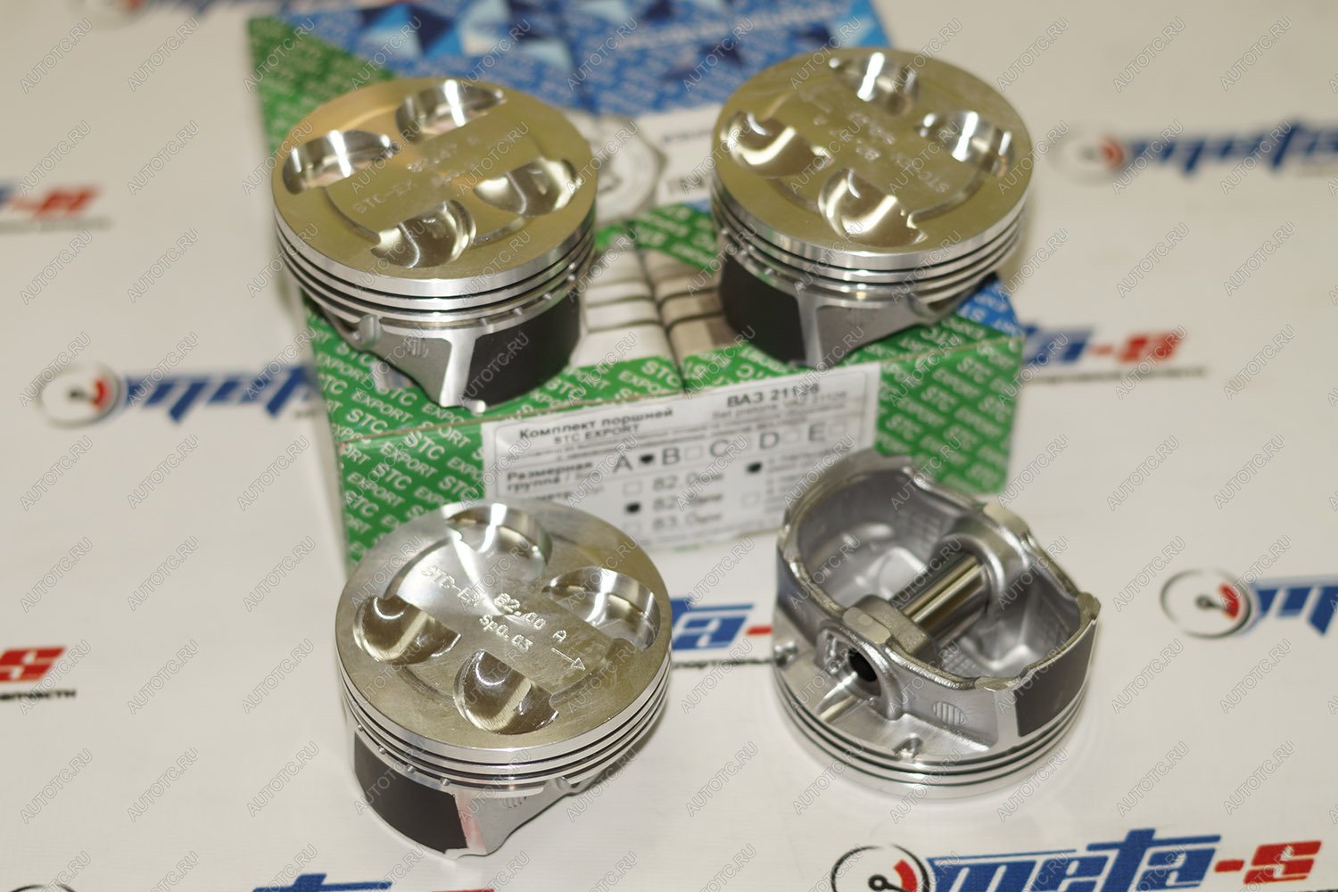3 399 р. Поршни 21126 СТК 82,0 (Export, безвтык) СТК 688245911  с доставкой в г. Керчь