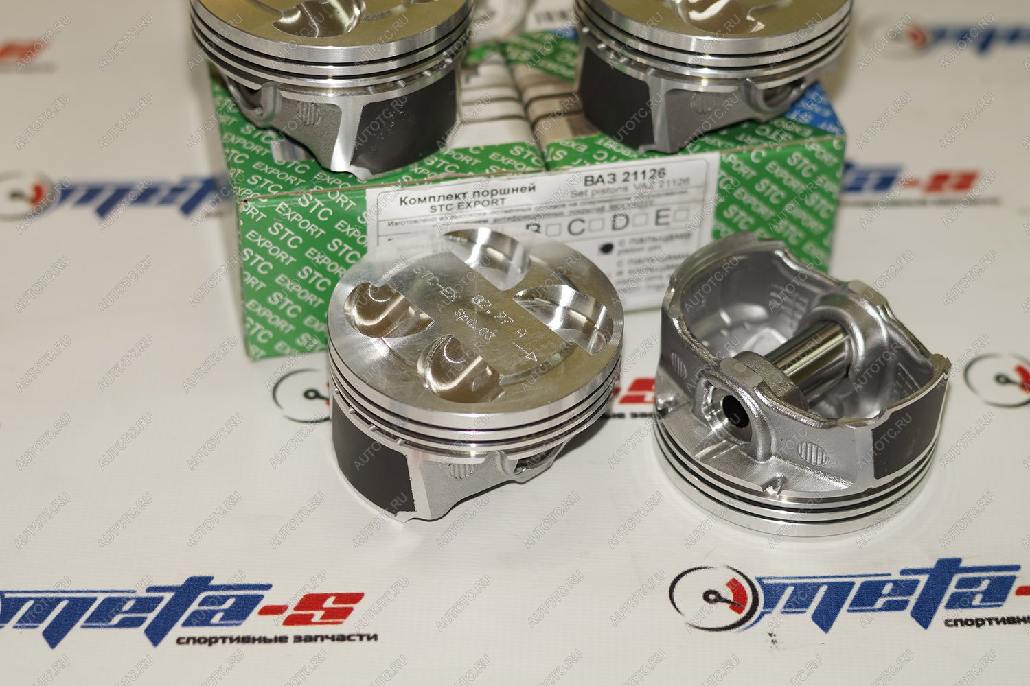 3 399 р. Поршни 21126 СТК 83,0 (Export, безвтык) СТК 688245915  с доставкой в г. Керчь