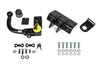 Фаркоп (быстросъемное крепление шара) Atlas Toyota Land Cruiser Prado  J150 (2009-2020) дорестайлинг, 1-ый рестайлинг, 2-ой рестайлинг (стальной с порошковым покрытием, шар V (A40V, W5))