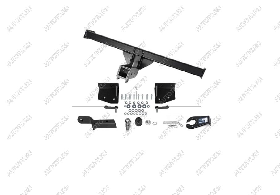 9 349 р. Фаркоп (съемное крепление шара под американский квадрат) Atlas  Geely Belgee X50  SX11 - Coolray  SX11 (стальной с порошковым покрытием, шар Е)  с доставкой в г. Керчь