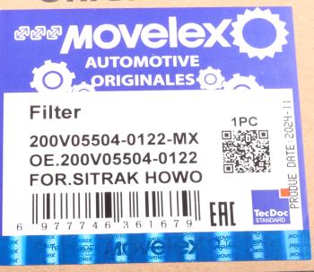 1 449 р. Фильтр масляный SITRAK HOWO дв.MC11,MC13 MOVELEX MOVELEX 200v055040122-mx  с доставкой в г. Керчь. Увеличить фотографию 9