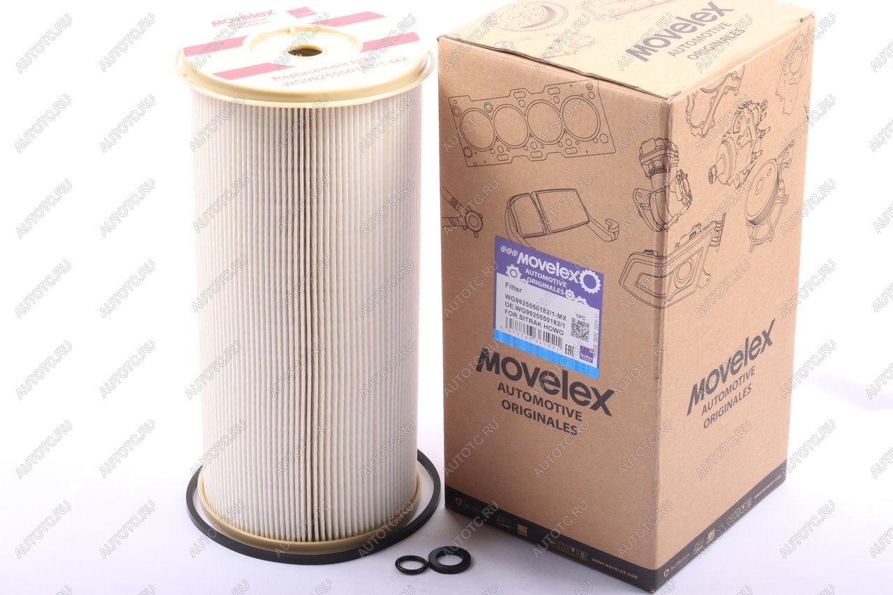 1 369 р. Фильтр топливный SITRAK HOWO сепаратора MOVELEX MOVELEX wg99255501821-mx  с доставкой в г. Керчь