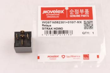 278 р. Реле электромагнитное 24V 5-ти контактное (15A) SITRAK HOWO MOVELEX MOVELEX wg9716582301+0107-mx  с доставкой в г. Керчь. Увеличить фотографию 1