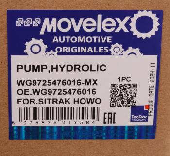 13 549 р. Насос гидроусилителя SITRAK HOWO MOVELEX MOVELEX wg9725476016-mx  с доставкой в г. Керчь. Увеличить фотографию 12