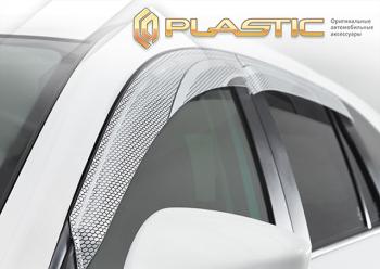 2 199 р. Ветровики дверей Серия Art серебро CA Plastic на VGV U75 Plus I поколение, джип/suv 5 дв. 2024 - н.в.  с доставкой в г. Керчь. Увеличить фотографию 1