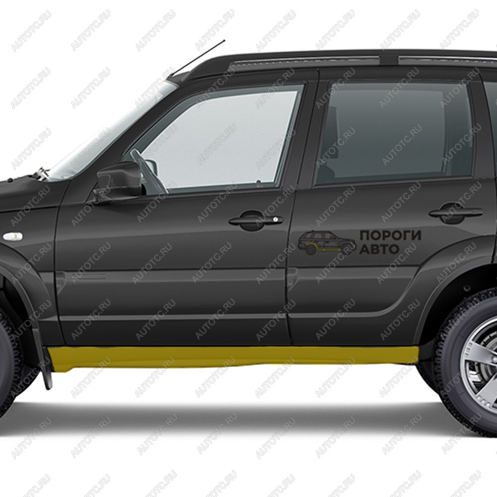 3 899 р. Chevrolet Niva ремонтные пороги  muowe-01  с доставкой в г. Керчь