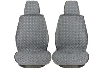 3 299 р. Каркасные накидки для сидений автомобиля из велюра Classic Romb Серый Seintex 317692  с доставкой в г. Керчь. Увеличить фотографию 1