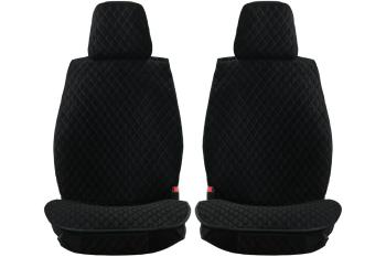 3 299 р. Каркасные накидки для сидений автомобиля из велюра Classic Ultra Черный Seintex 317681  с доставкой в г. Керчь. Увеличить фотографию 1