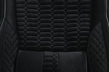 3 699 р. Каркасные накидки для сидений автомобиля из велюра Comfort Черный Seintex 317888  с доставкой в г. Керчь. Увеличить фотографию 4