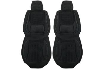 3 699 р. Каркасные накидки для сидений автомобиля из велюра Comfort Черный Seintex 317888  с доставкой в г. Керчь. Увеличить фотографию 2