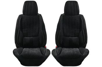 3 699 р. Каркасные накидки для сидений автомобиля из велюра Comfort Черный Seintex 317888  с доставкой в г. Керчь. Увеличить фотографию 1