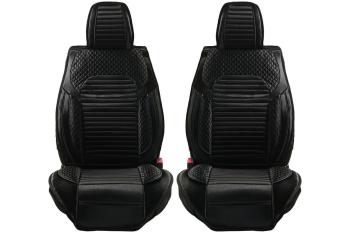 3 699 р. Каркасные накидки для сидений автомобиля из велюра Premium Черный Seintex 317697  с доставкой в г. Керчь. Увеличить фотографию 1