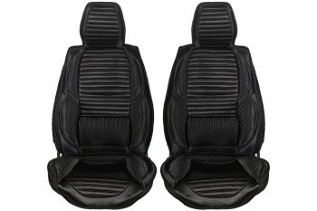 3 599 р. Каркасные накидки для сидений автомобиля из велюра Lux Черный Seintex 317700  с доставкой в г. Керчь. Увеличить фотографию 1