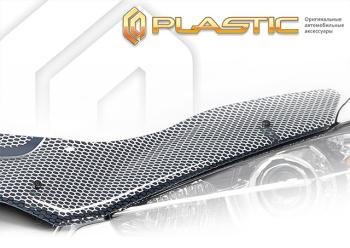2 159 р. Дефлектор капота Серия Art графит CA Plastic на ВАЗ 2104  1984-2012  с доставкой в г. Керчь. Увеличить фотографию 1