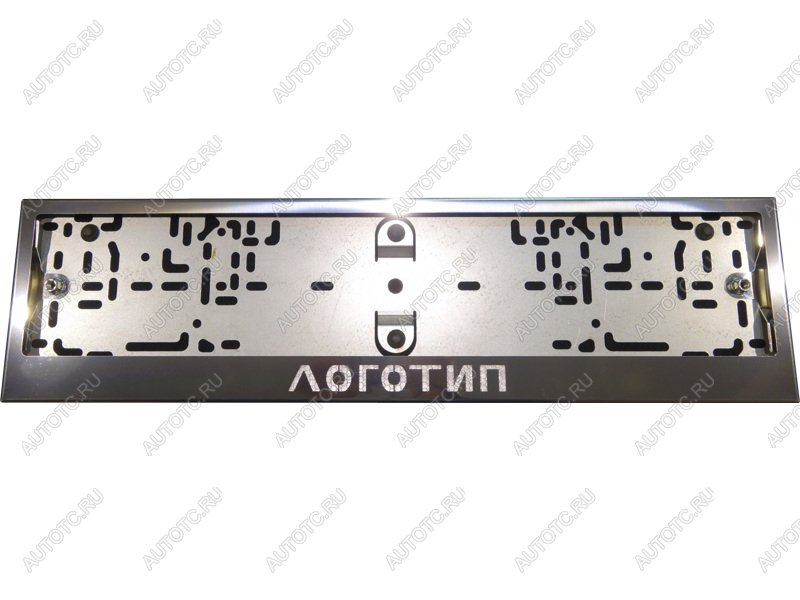4 999 р. Рамка номерного знака (комплект) ТСС Тюнинг Mitsubishi Pajero 4 V80 дорестайлинг (2006-2011) (нанесенная надпись Mitsubishi)  с доставкой в г. Керчь