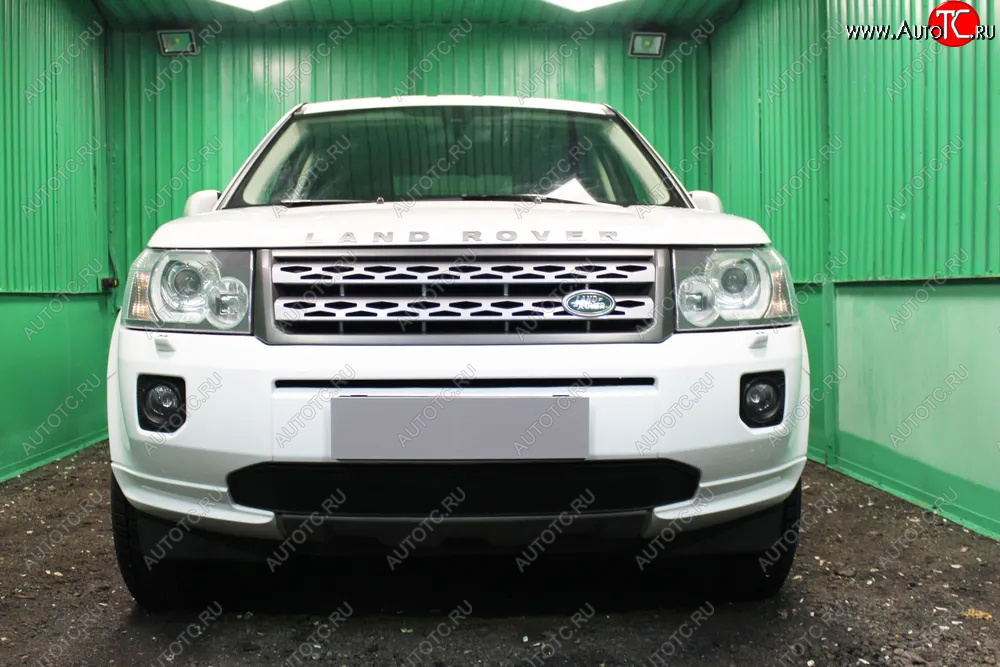 2 899 р. Защитная сетка в бампер (низ, ячейка 3х7 мм) Alfeco Стандарт Land Rover Freelander L359 1-ый рестайлинг (2010-2012) (Чёрная) с доставкой в г. Керчь Увеличить фотографию 1 2 899 р. Защитная сетка в бампер (низ, ячейка 3х7 мм) Alfeco Стандарт Land Rover Freelander L359 1-ый рестайлинг (2010-2012) (Чёрная) с доставкой в г. Керчь