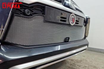 3 489 р. Защита радиатора Стрелка11 Стандарт  Mitsubishi Pajero Sport  QF (2019-2022) рестайлинг (хром)  с доставкой в г. Керчь. Увеличить фотографию 3