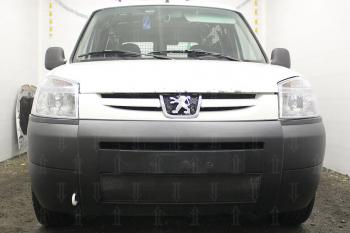 3 079 р. Защита радиатора (низ) Стрелка11 Стандарт Peugeot Partner B9 дорестайлинг (2008-2012) (черная)  с доставкой в г. Керчь. Увеличить фотографию 2