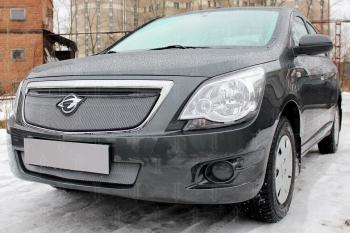 3 079 р. Защита радиатора (низ) Стрелка11 Стандарт  Chevrolet Cobalt (2011-2016), Ravon R4 (2016-2020) (хром)  с доставкой в г. Керчь. Увеличить фотографию 2