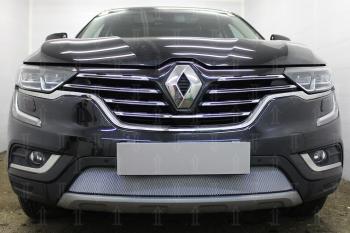Защита радиатора Стрелка11 Стандарт Renault Koleos  2 (2016-2025) (хром)