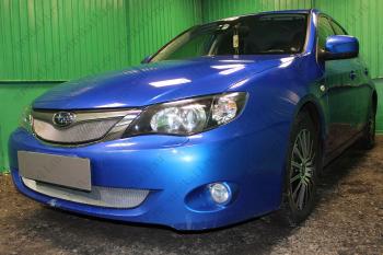 3 079 р. Защита радиатора (верх) (V1.5) Стрелка11 Стандарт  Subaru Impreza ( GE,  GH) (2007-2012) седан, хэтчбэк (хром)  с доставкой в г. Керчь. Увеличить фотографию 2