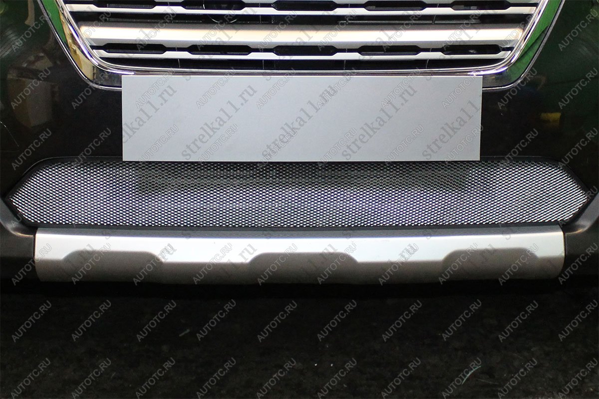 3 149 р. Защита радиатора Стрелка11 Стандарт  Subaru Outback  BS/B15 (2014-2018) дорестайлинг универсал (хром)  с доставкой в г. Керчь